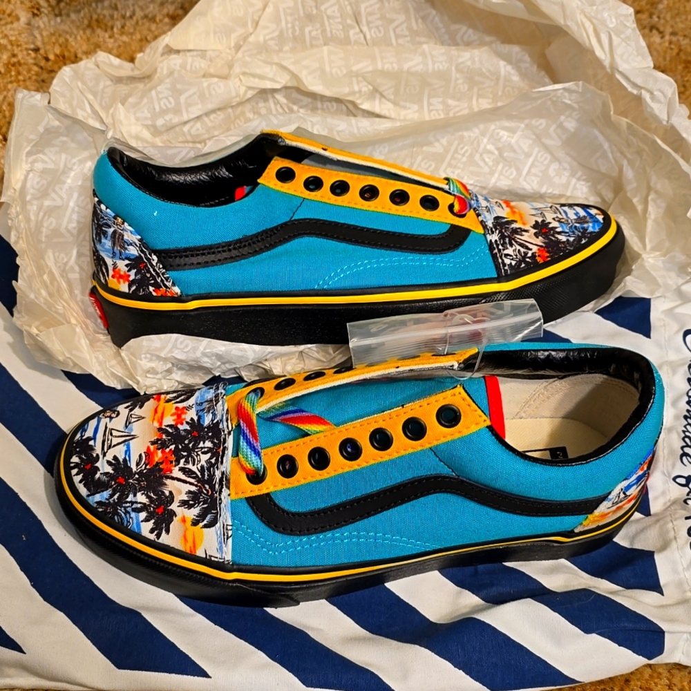 Vans customs skate shoe